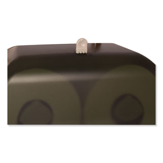 Twin Jumbo Roll Bath Tissue Dispenser, 19.29 x 5.51 x 11.83, Smoke/Gray