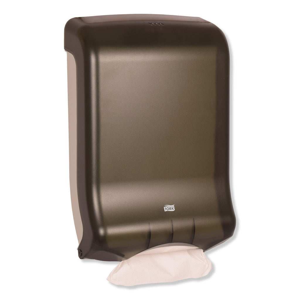 Folded Towel Dispenser, 11.75 x 6.25 x 18, Smoke