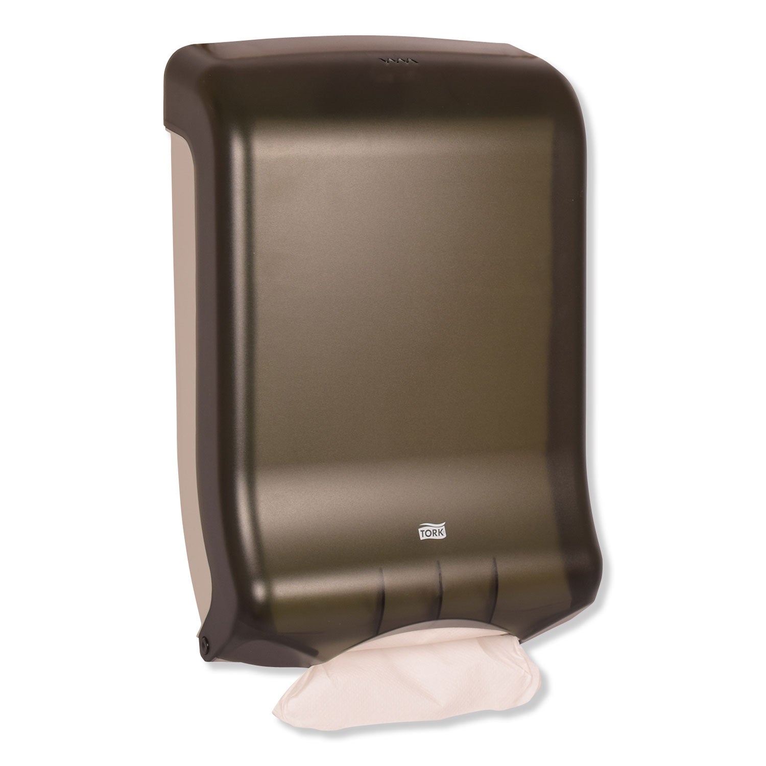 Folded Towel Dispenser, 11.75 x 6.25 x 18, Smoke