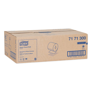 Universal Hand Towel Roll, Notched, 1-Ply, 7.5" x 800 ft, Natural, 6 Rolls/Carton