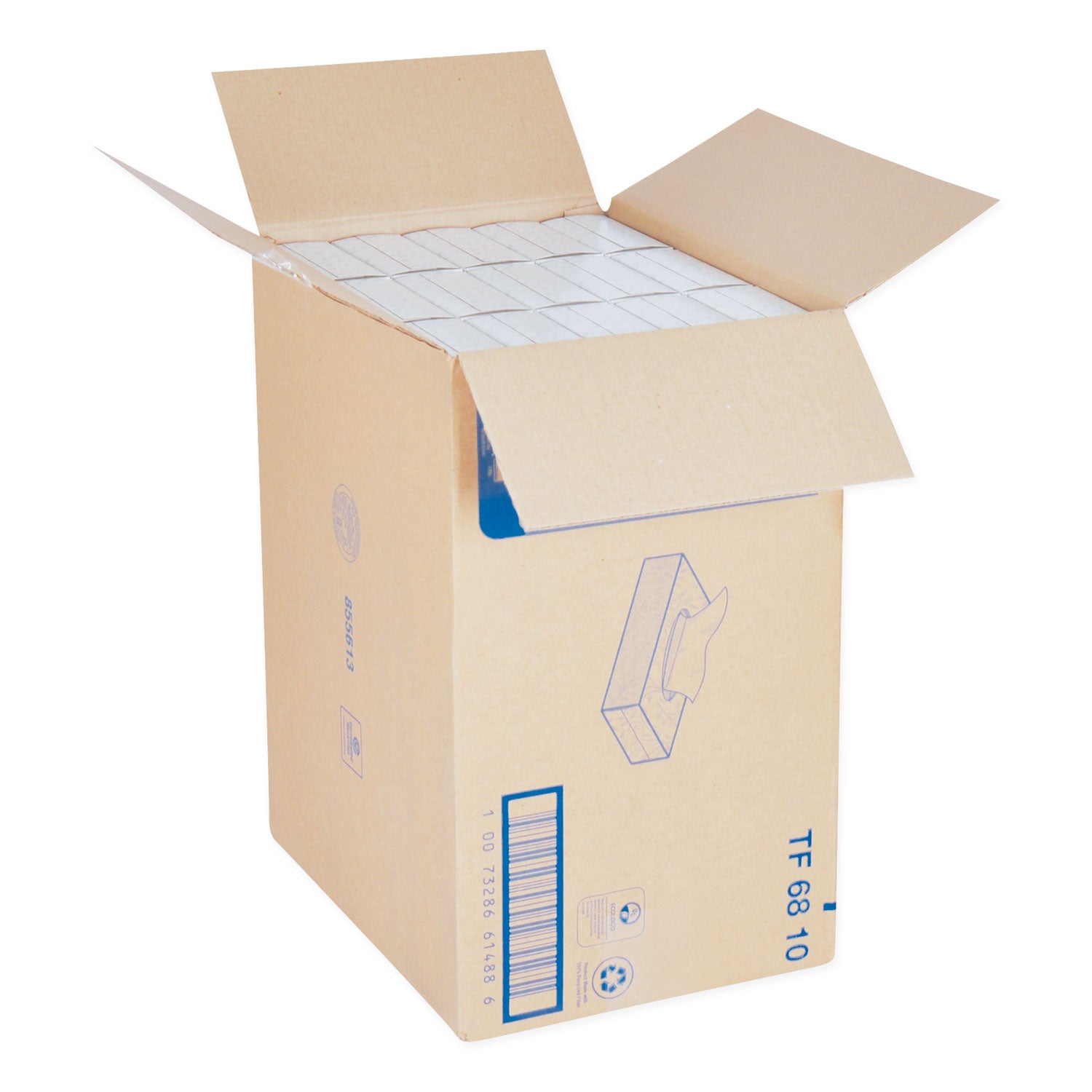 Advanced Facial Tissue, 2-Ply, White, Flat Box, 100 Sheets/Box, 30 Boxes/Carton