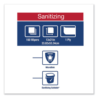 Foodservice Cloth, 13 x 21, Blue, 150/Carton