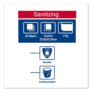 Foodservice Cloth, 13 x 21, White, 50/Carton