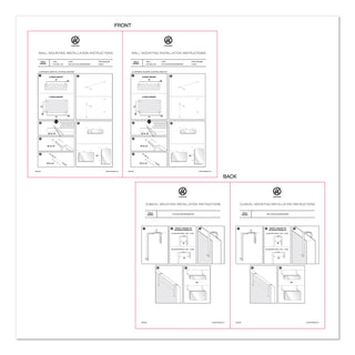 Cubicle Glass Dry Erase Board, Undated One-Week, 20 x 5.5, White Surface - 3