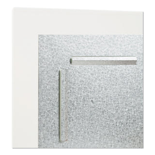 Floating Glass Dry Erase Board, 47 x 35, White