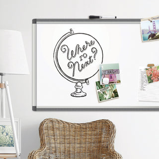 PINIT Magnetic Dry Erase Board, 35 x 23, White