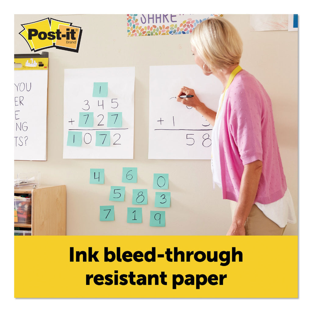 Post-it Post it Super Sticky Mini Easel Pad - 1 Subject(s) - 20 Sheets - Stapled - Portable, Self-stick, Bleed Resistant, Sturdy Back, Built-in Carry Handle - 2 / Pack