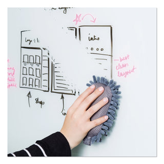 Small Microfiber Shag Dry Erase Board Eraser, 2.5" x 5" x 1