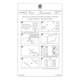 PINIT Magnetic Dry Erase Board, 35 x 23, White