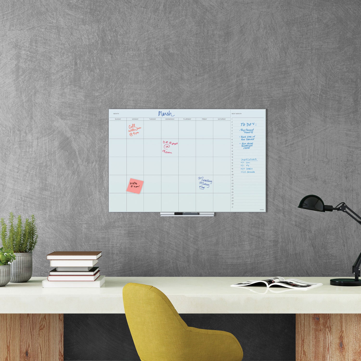 floating-glass-dry-erase-undated-one-month-calendar-35-x-23-white_ubr3967u0001 - 2