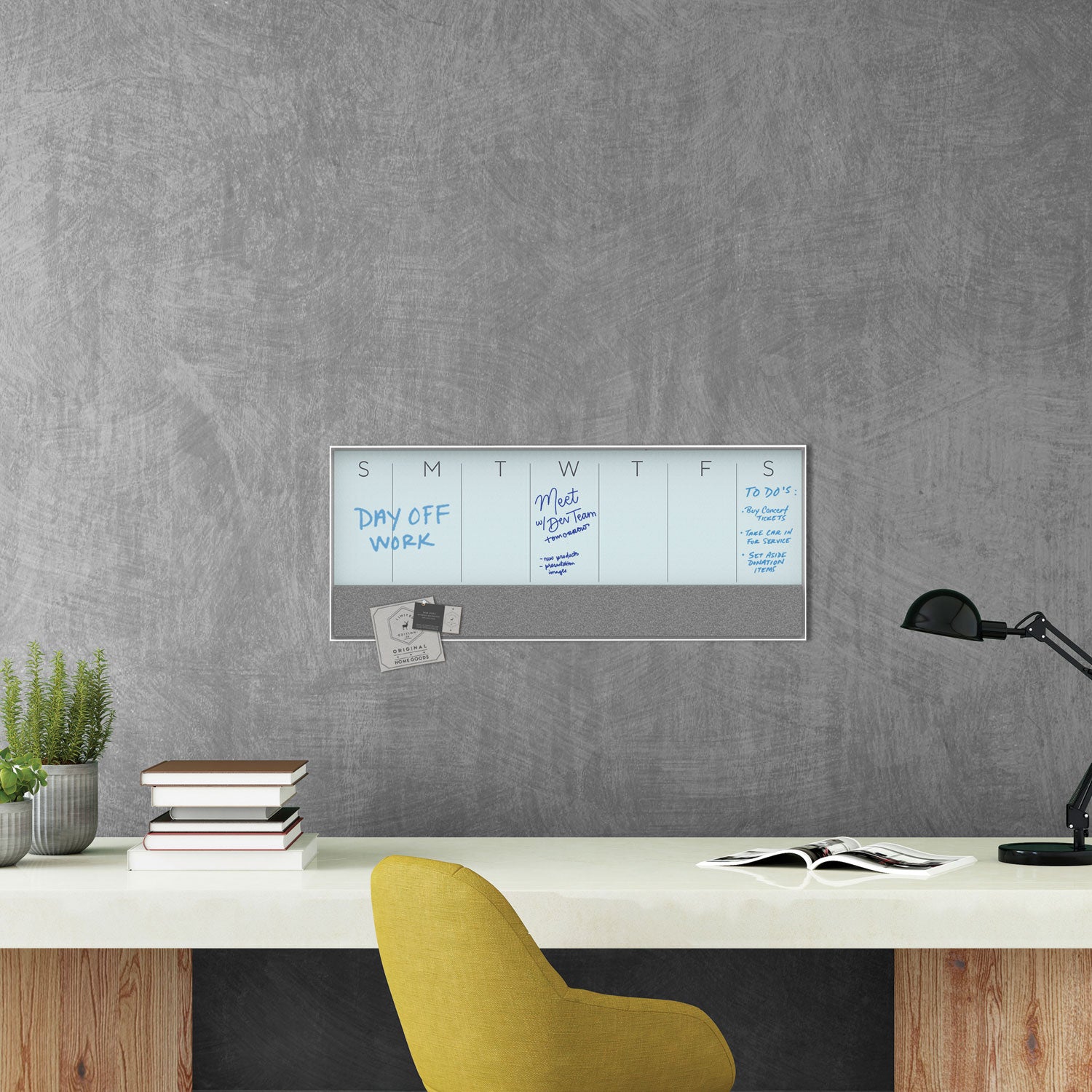 3n1-magnetic-glass-dry-erase-combo-board-weekly-calendar-36-x-1525-gray-white-surface-white-aluminum-frame_ubr3199u0001 - 2
