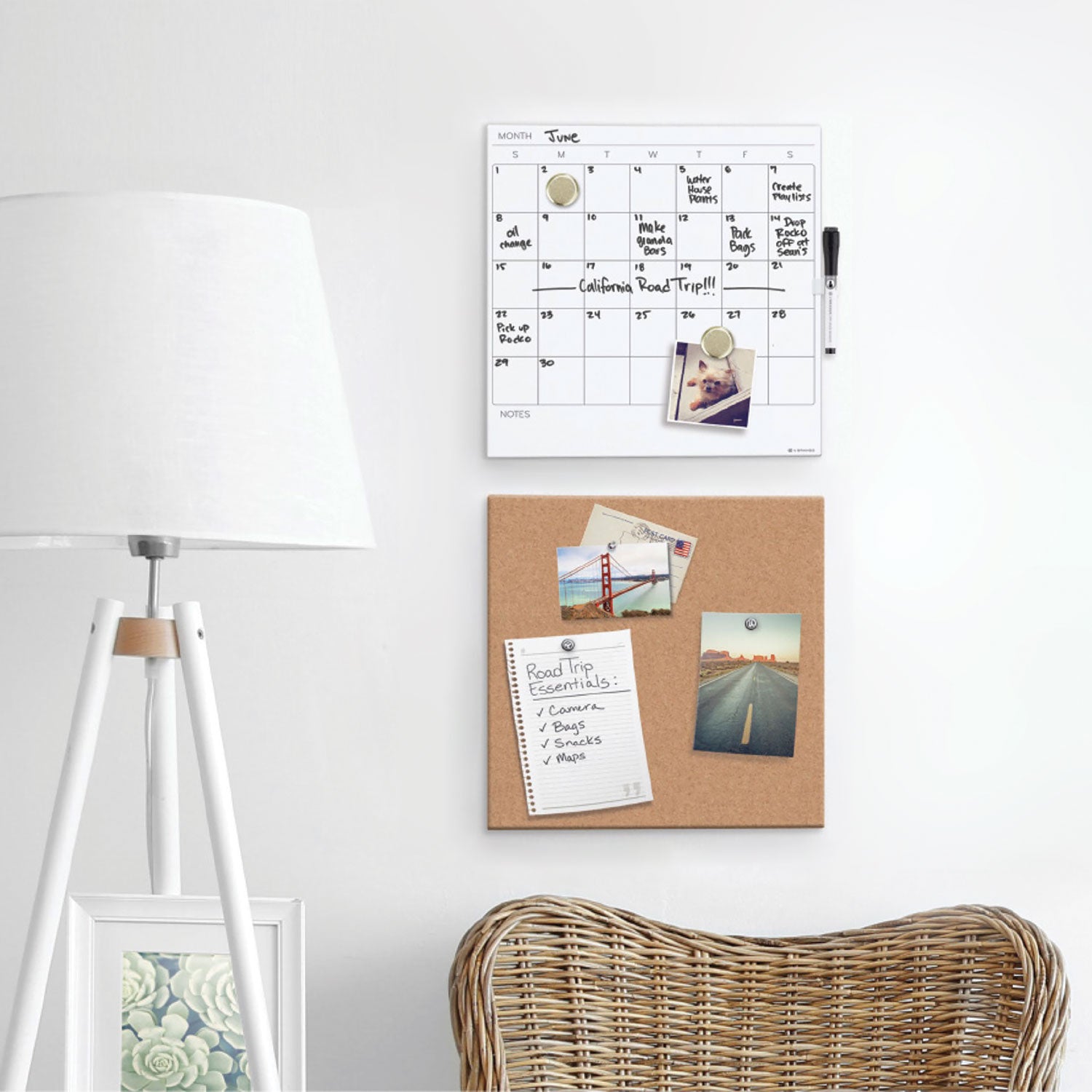tile-board-value-pack-1-tan-cork-bulletin-1-white-undated-calendar-dry-erase-14-x-14_ubr3889u0001 - 2