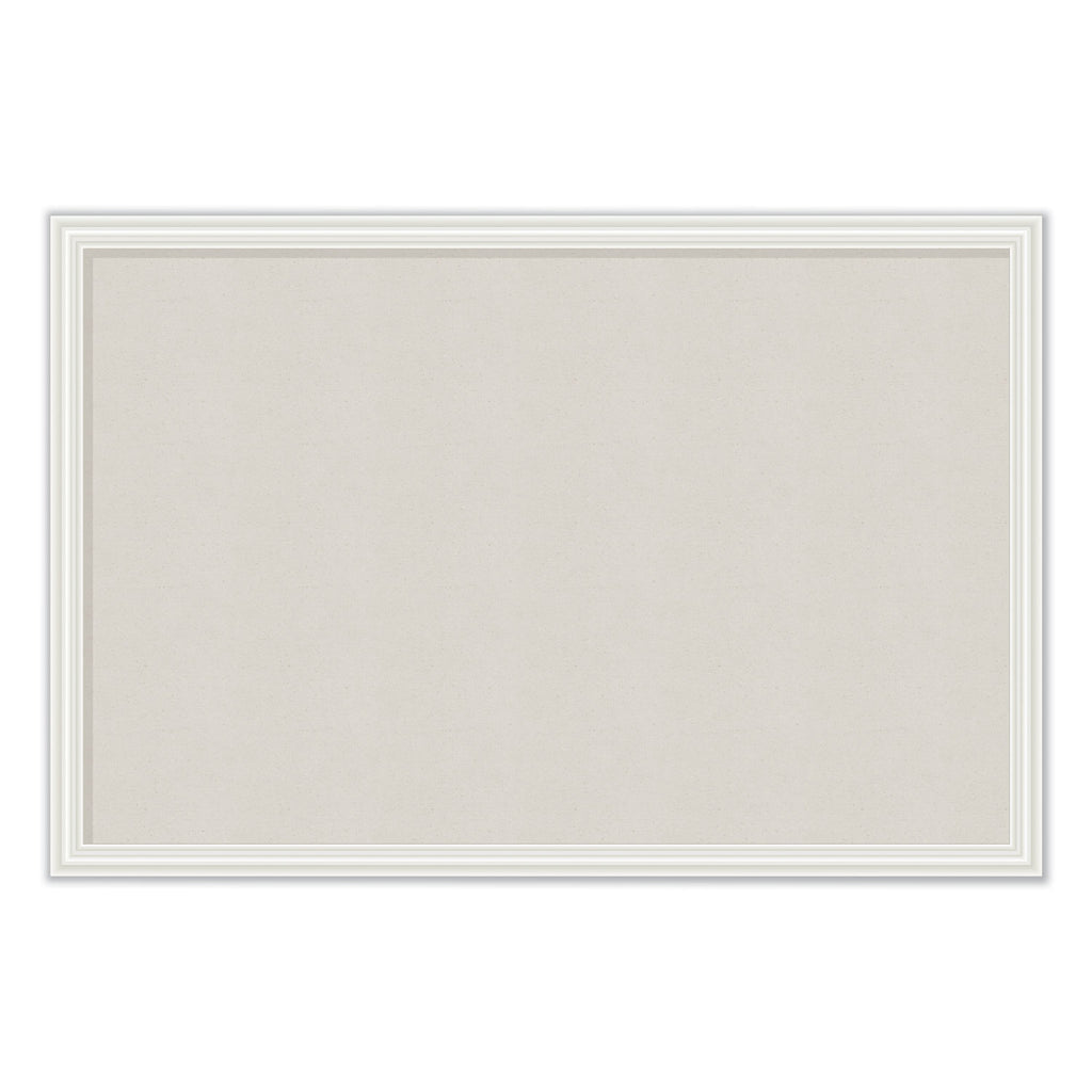 linen-bulletin-board-with-decor-frame-30-x-20-tan-surface-white-wood-frame_ubr2074u0001 - 1