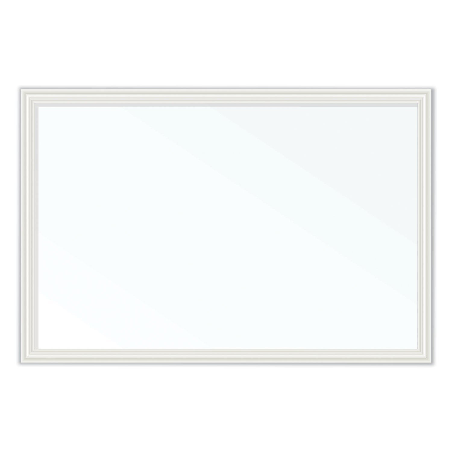 magnetic-dry-erase-board-with-decor-frame-30-x-20-white-surface-white-wood-frame_ubr2071u0001 - 1