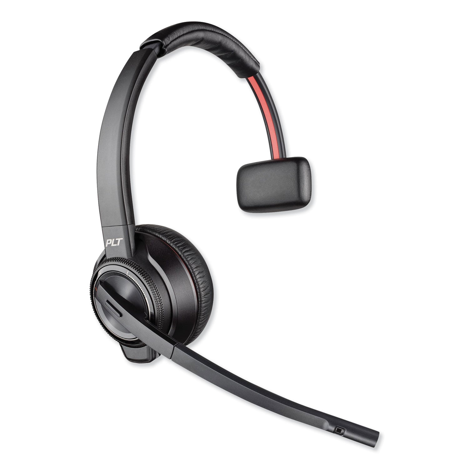Plantronics Savi Wireless Headset System - Mono - Wireless - Bluetooth/DECT 6.0 - 590 ft - 20 Hz - 20 kHz - Over-the-head - Monaural - Noise Cancelling Microphone - Noise Canceling - Black - 2