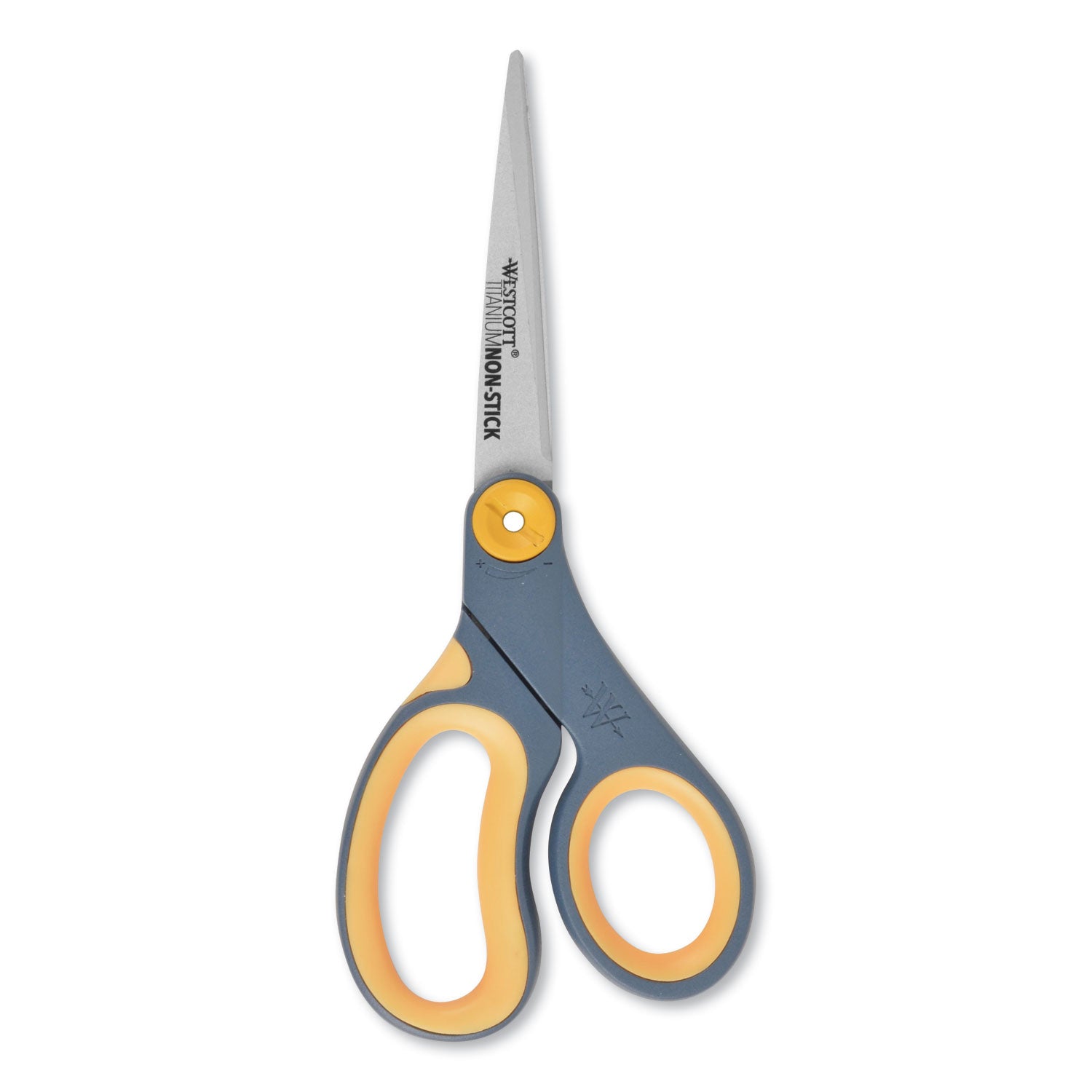 non-stick-titanium-bonded-scissors-8-long-325-cut-length-gray-yellow-straight-handle_acm14849 - 2