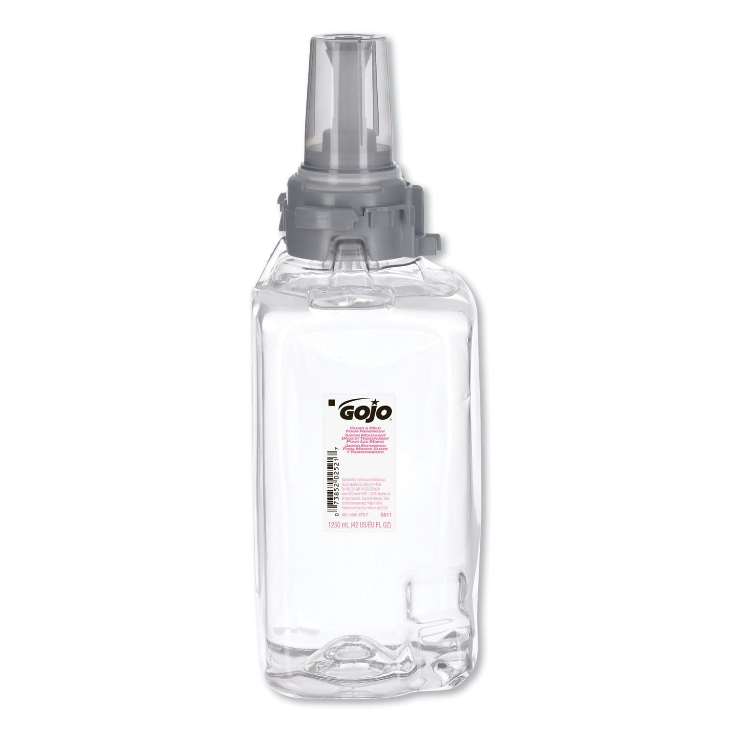 clear-and-mild-foam-handwash-refill-for-adx-12-dispenser-fragrance-free-1250-ml-refill-3-carton_goj881103 - 1
