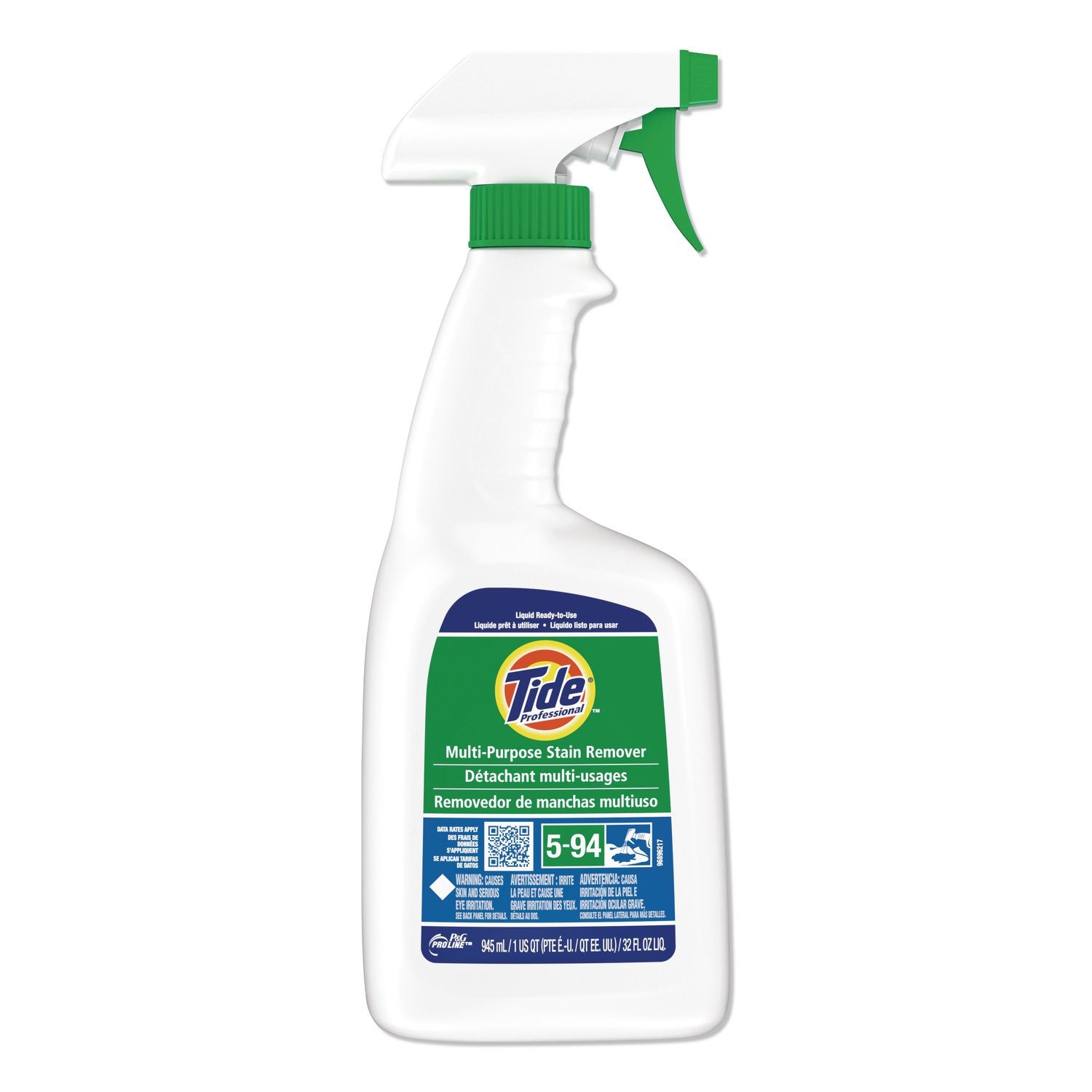 Multi Purpose Stain Remover, 32 oz Trigger Spray Bottle, 9/Carton