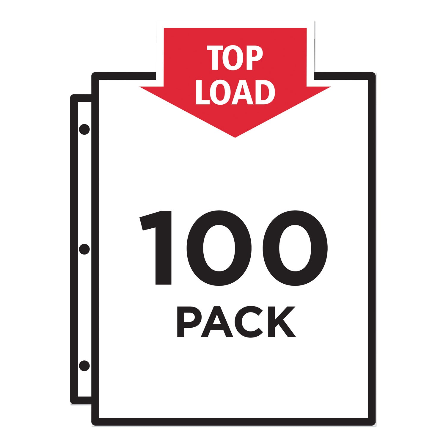 top-load-recycled-polypropylene-sheet-protector-semi-clear-100-box_ave75537 - 5