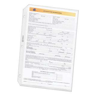 Top-Load Polypropylene Sheet Protector, Heavy, Legal, Diamond Clear, 25/Pack - 