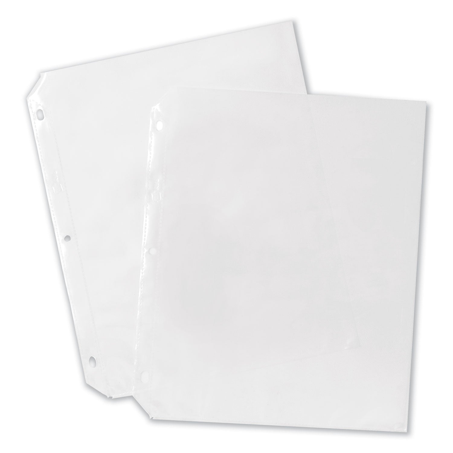 top-load-poly-sheet-protectors-heavy-gauge-letter-nonglare-100-box_ave74102 - 7