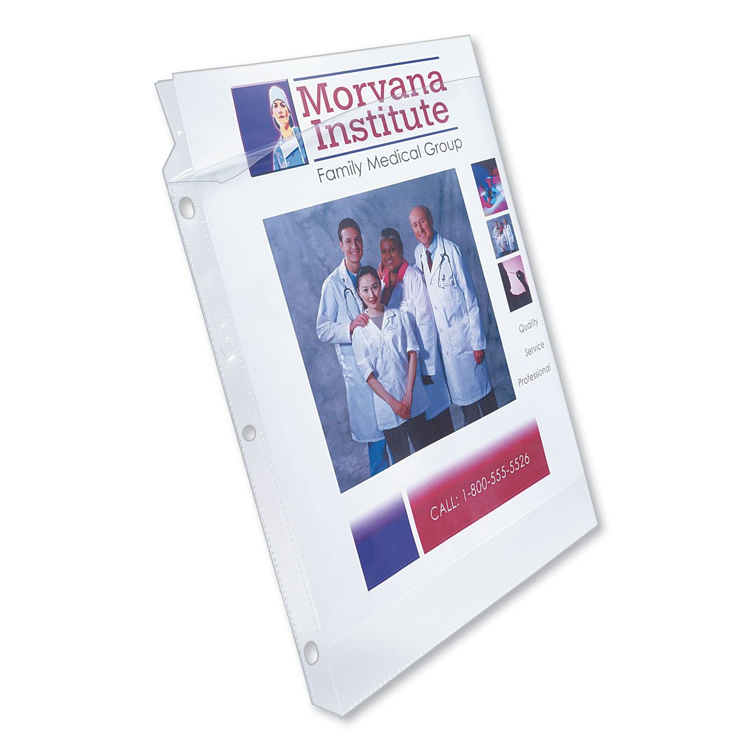 top-load-poly-sheet-protector-super-heavy-gauge-letter-diamond-clear-50-box_ave74130 - 6