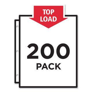 top-load-poly-sheet-protectors-heavy-gauge-letter-nonglare-100-box_ave74102 - 5