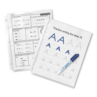 Top-Load Poly Sheet Protectors, Heavyweight, Letter, Nonglare, 200/Box