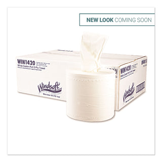 Center-Flow Perforated Paper Towel Roll, 7.3 x 15, White, 6 Rolls/Carton - 3