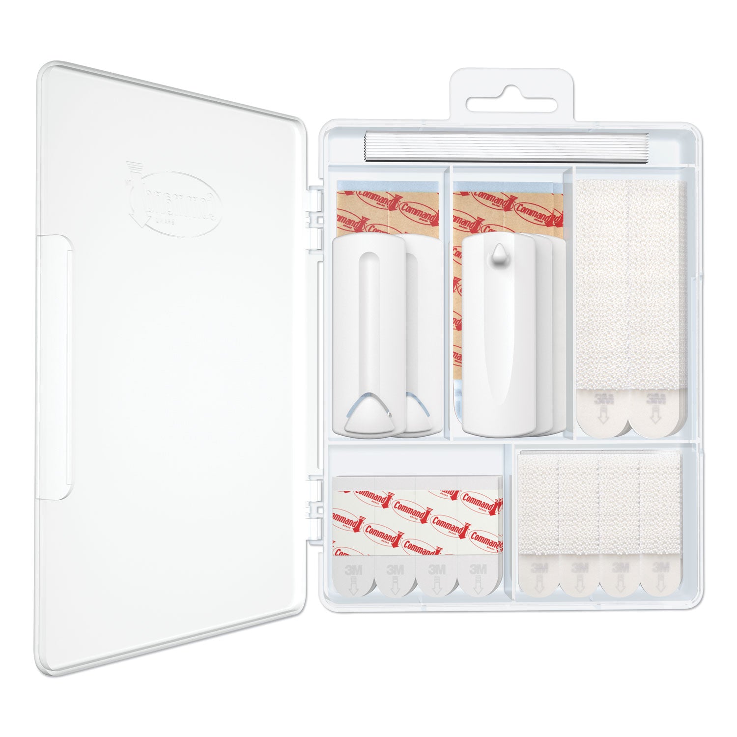 picture-hanging-kit-assorted-sizes-plastic-white-clear-1-lb;-4-lb;-5-lb-capacities-38-pieces-pack_mmm17213es - 2