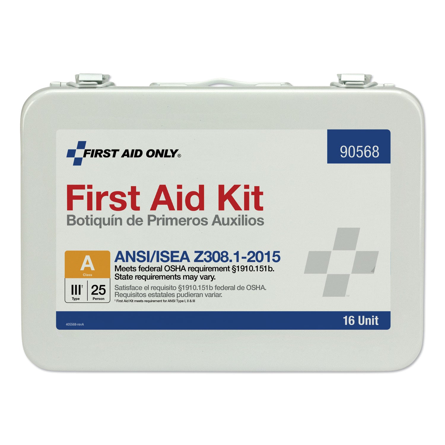 unitized-ansi-compliant-class-a-type-iii-first-aid-kit-for-25-people-84-pieces-metal-case_fao90568 - 2