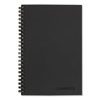 Wirebound Guided QuickNotes Notebook, 1-Subject, List-Management Format, Dark Gray Cover, (80) 8 x 5 Sheets