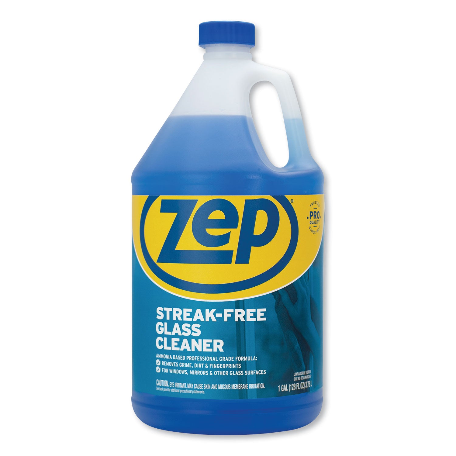 Streak-Free Glass Cleaner, Pleasant Scent, 1 gal Bottle, 4/Carton - 2