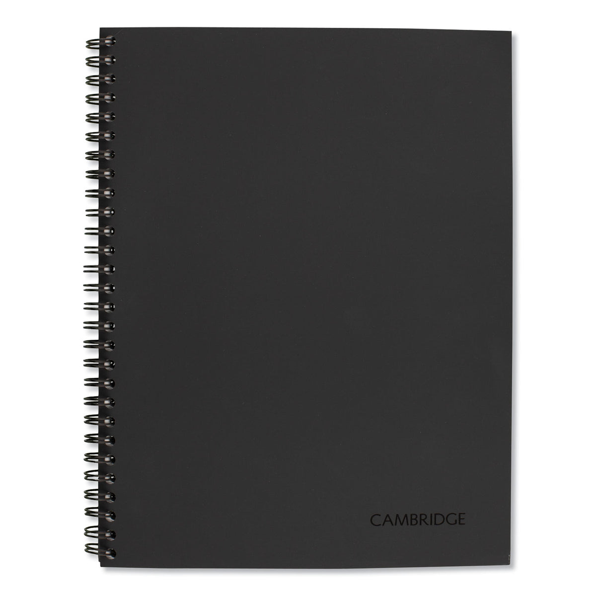 Wirebound Guided Action Planner Notebook, 1-Subject, Project-Management Format, Dark Gray Cover, (80) 9.5 x 7.5 Sheets
