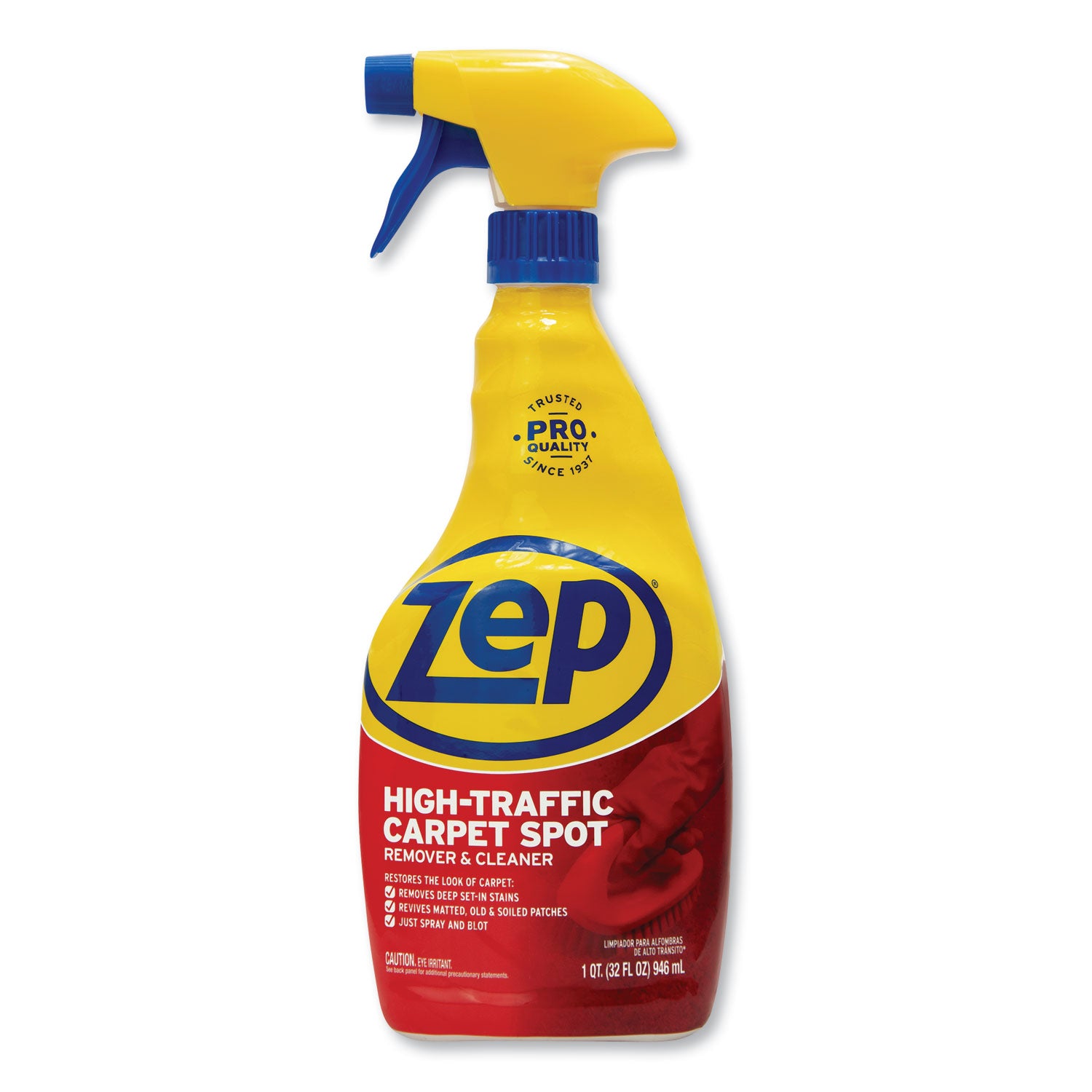 High Traffic Carpet Cleaner, Fresh Scent, 32 oz Spray Bottle, 12/Carton - 2