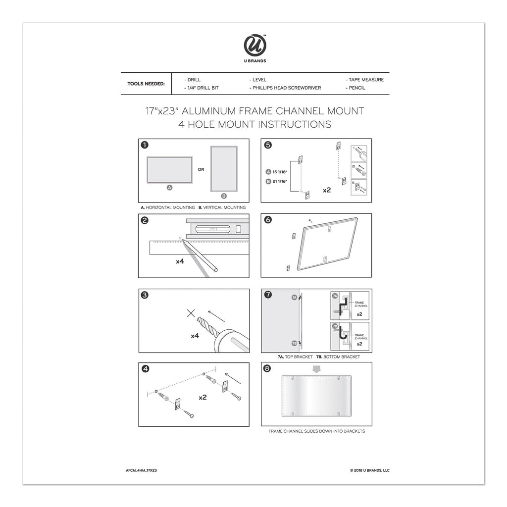 4N1 Magnetic Dry Erase Combo Board, 35 x 23, Tan/White Surface, Silver Aluminum Frame