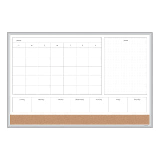 4n1-magnetic-dry-erase-combo-board-35-x-23-tan-white-surface-silver-aluminum-frame_ubr3891u0001 - 2