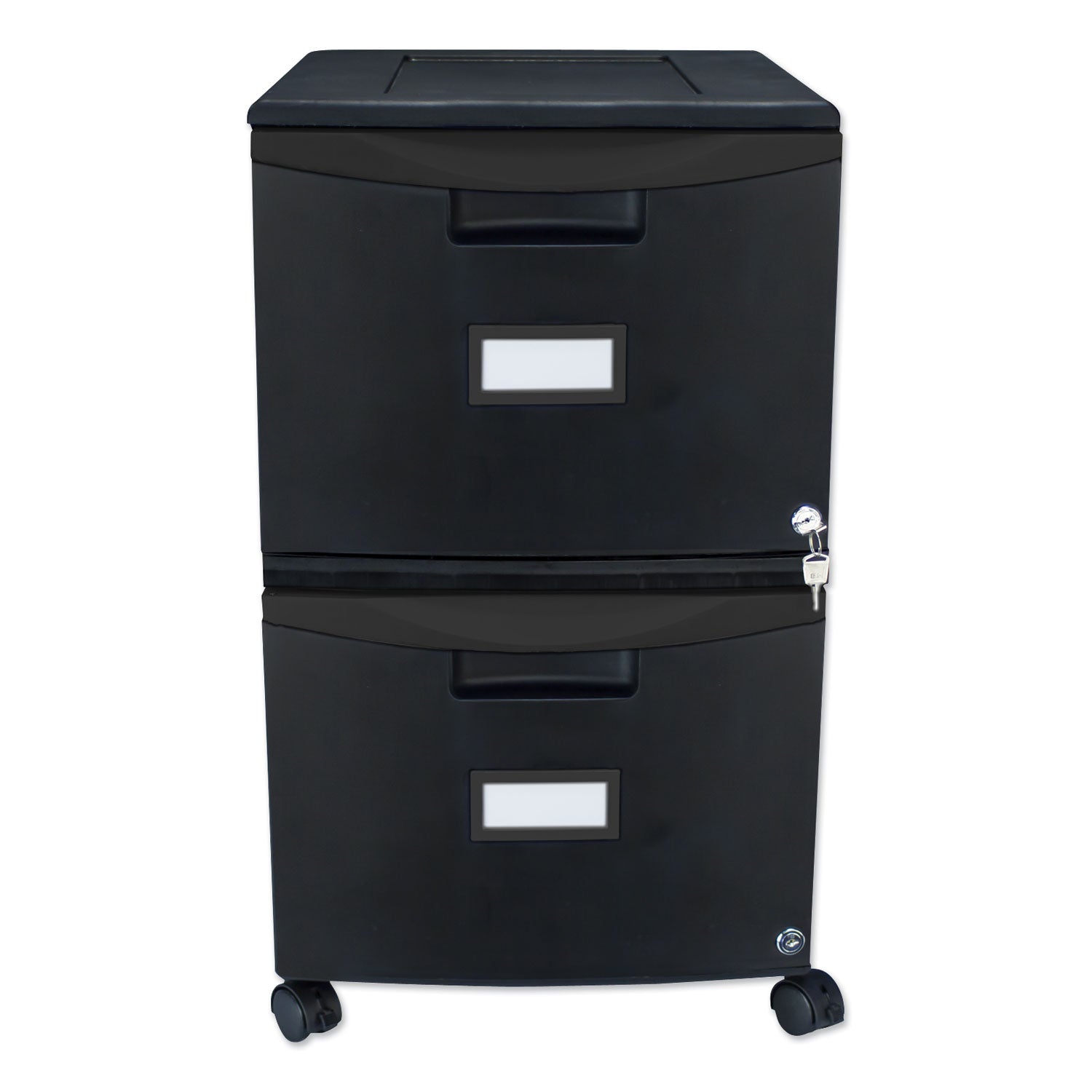 two-drawer-mobile-filing-cabinet-2-legal-letter-size-file-drawers-black-1475-x-1825-x-26_stx61312b01c - 1