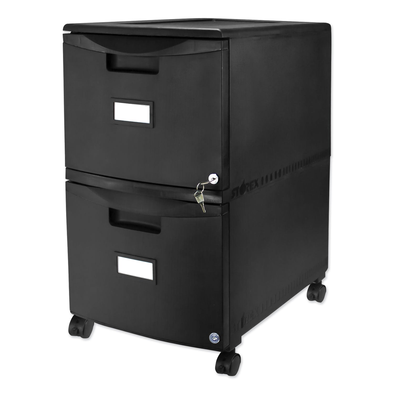 two-drawer-mobile-filing-cabinet-2-legal-letter-size-file-drawers-black-1475-x-1825-x-26_stx61312b01c - 2