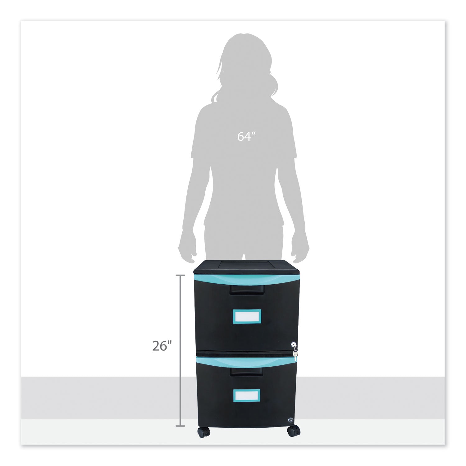 two-drawer-mobile-filing-cabinet-2-legal-letter-size-file-drawers-black-teal-1475-x-1825-x-26_stx61315u01c - 8