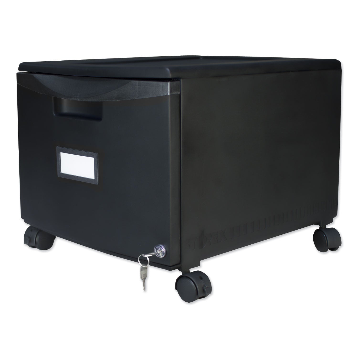 single-drawer-mobile-filing-cabinet-1-legal-letter-size-file-drawer-black-1475-x-1825-x-1275_stx61264b01c - 2