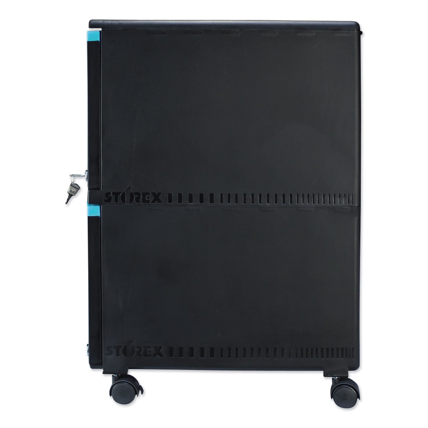 two-drawer-mobile-filing-cabinet-2-legal-letter-size-file-drawers-black-teal-1475-x-1825-x-26_stx61315u01c - 3