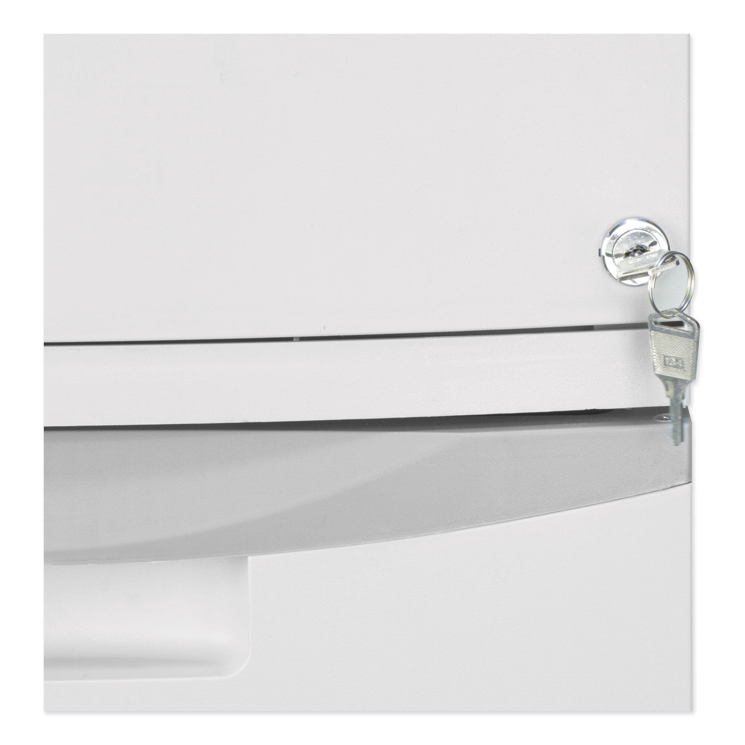 Two-Drawer Mobile Filing Cabinet, 2 Legal/Letter-Size File Drawers, Gray, 14.75" x 18.25" x 26