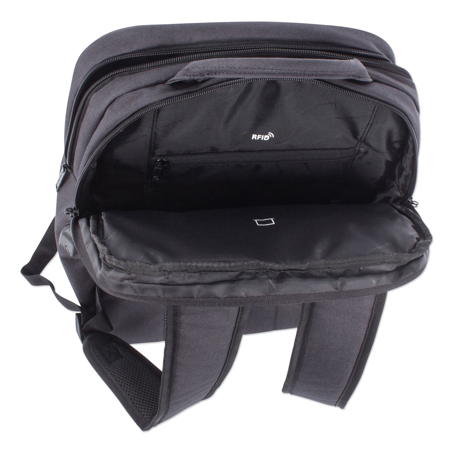 cadence-2-section-business-backpack-fits-devices-up-to-156-polyester-6-x-6-x-17-charcoal_swzbkp1012smch - 3