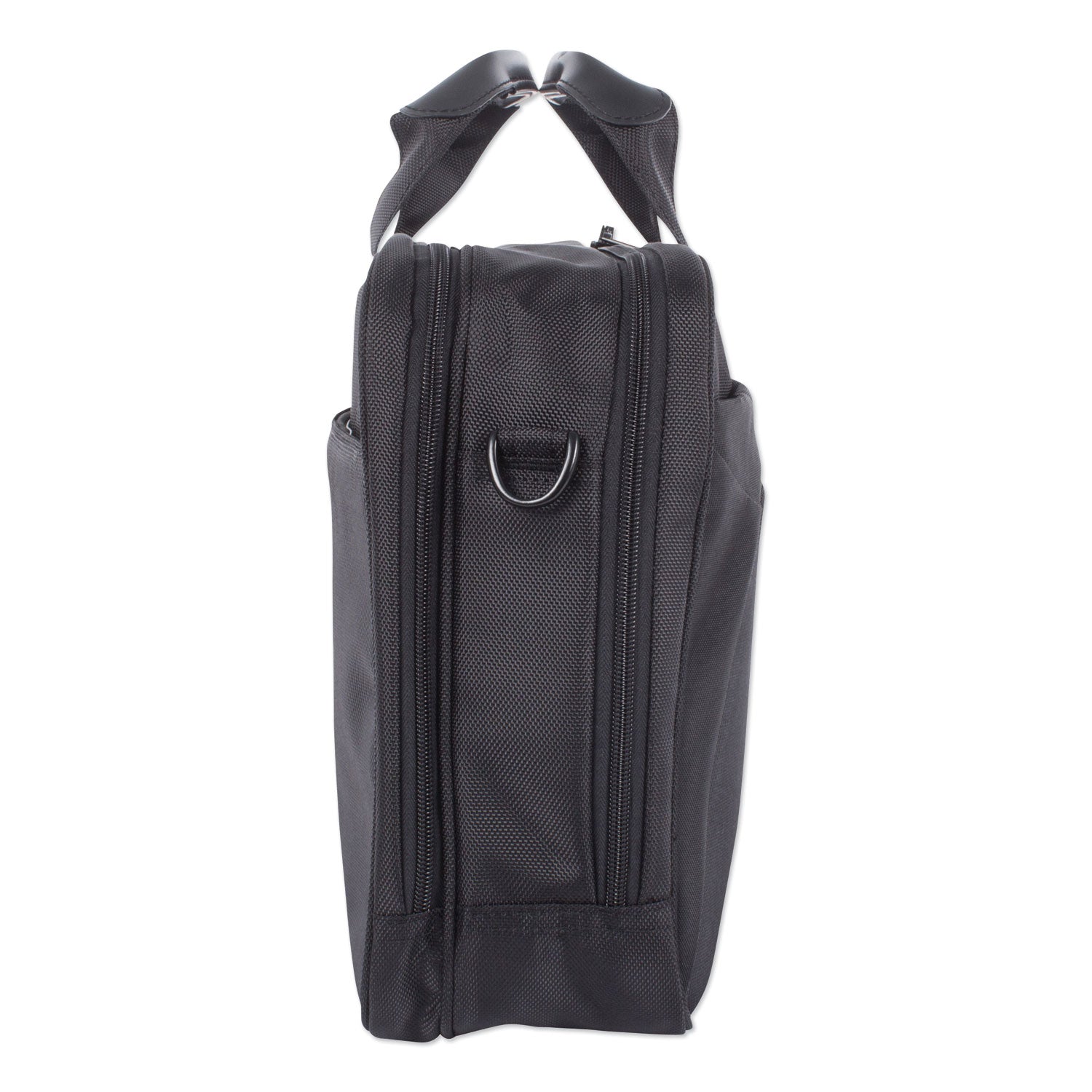 purpose-executive-briefcase-fits-devices-up-to-156-nylon-35-x-35-x-12-black_swzexb1005smbk - 3