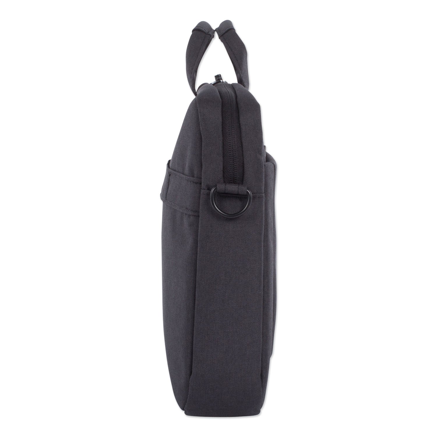 cadence-slim-briefcase-fits-devices-up-to-156-polyester-35-x-35-x-16-charcoal_swzexb1010smch - 3