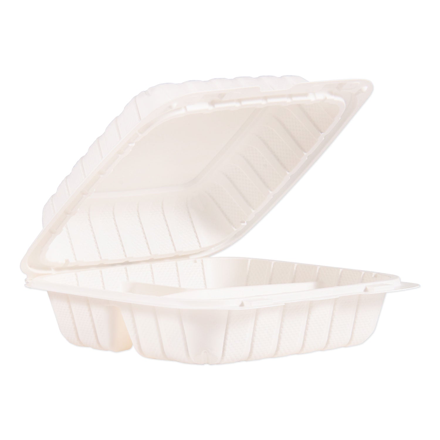 hinged-lid-containers-3-compartment-83-x-8-x-3-white-plastic-150-carton_dcc85mfppht3 - 1