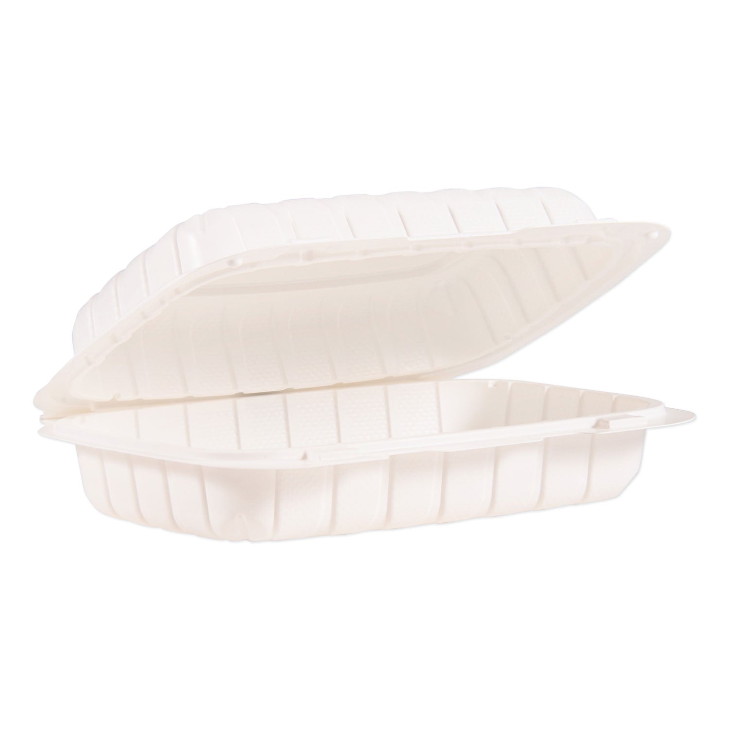 hinged-lid-containers-hoagie-container-65-x-9-x-28-white-plastic-200-carton_dcc206mfppht1 - 1