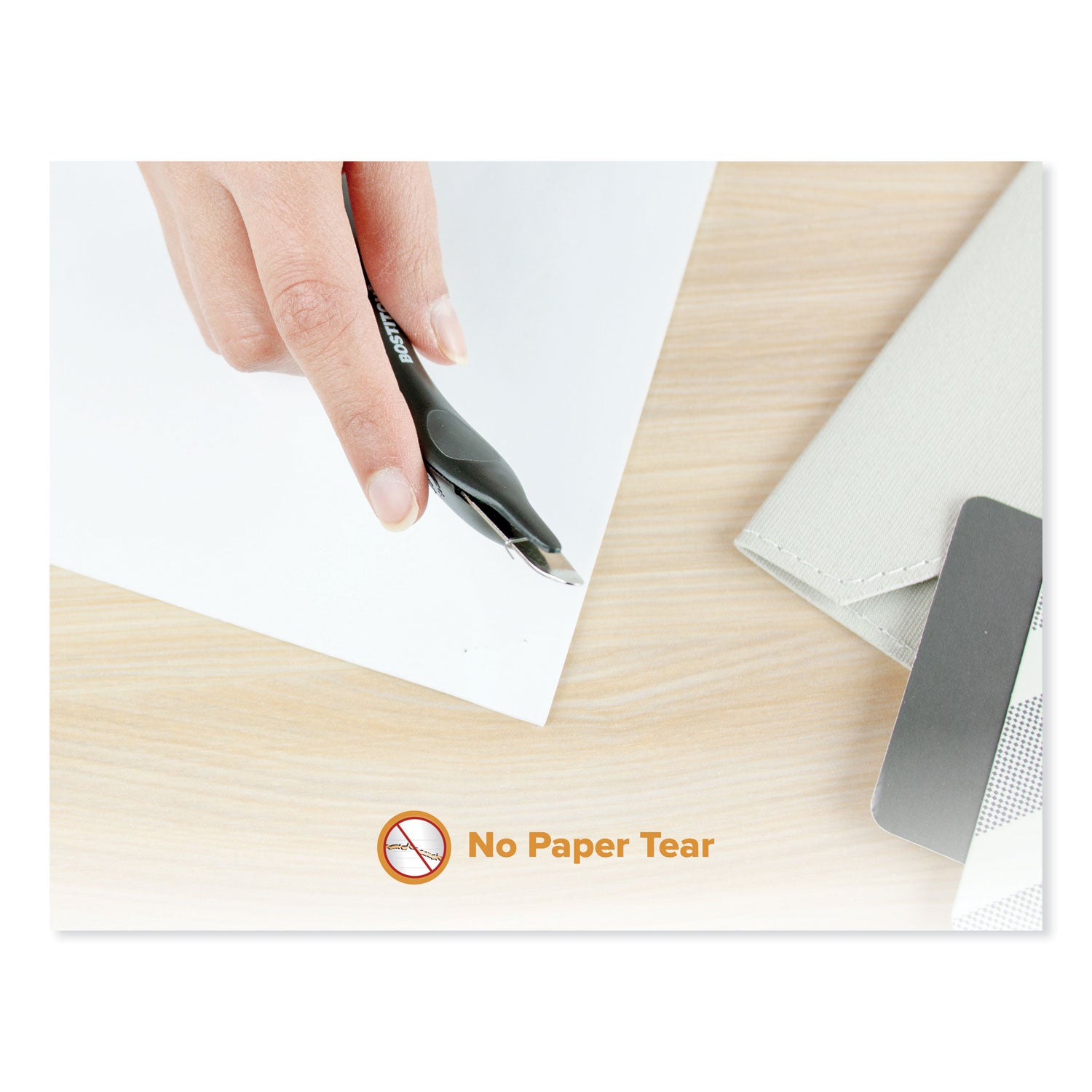Professional Magnetic Push-Style Staple Remover, Black