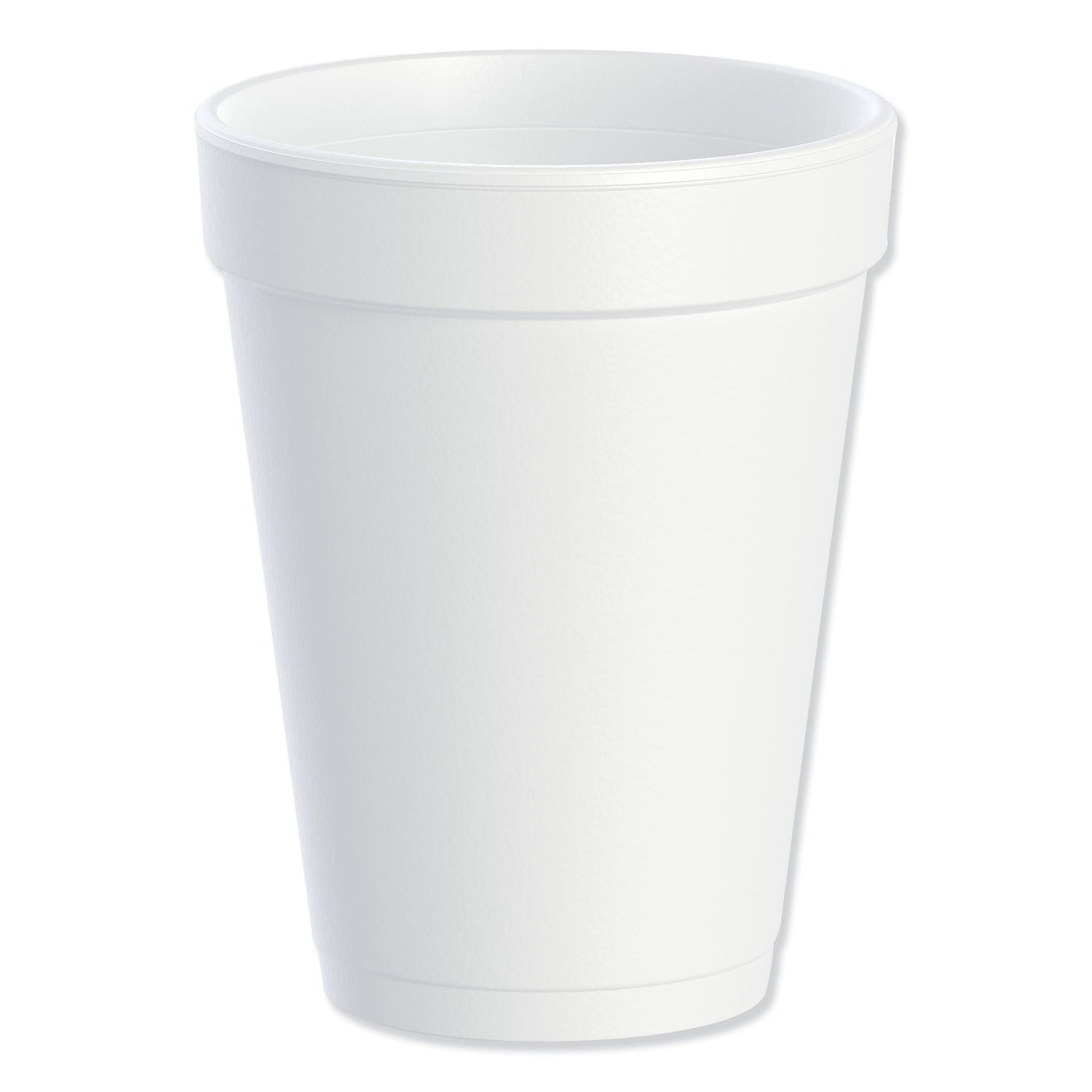 Foam Drink Cups, 14 oz, White, 1,000/Carton - 